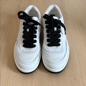 Chanel calfskin sneakers